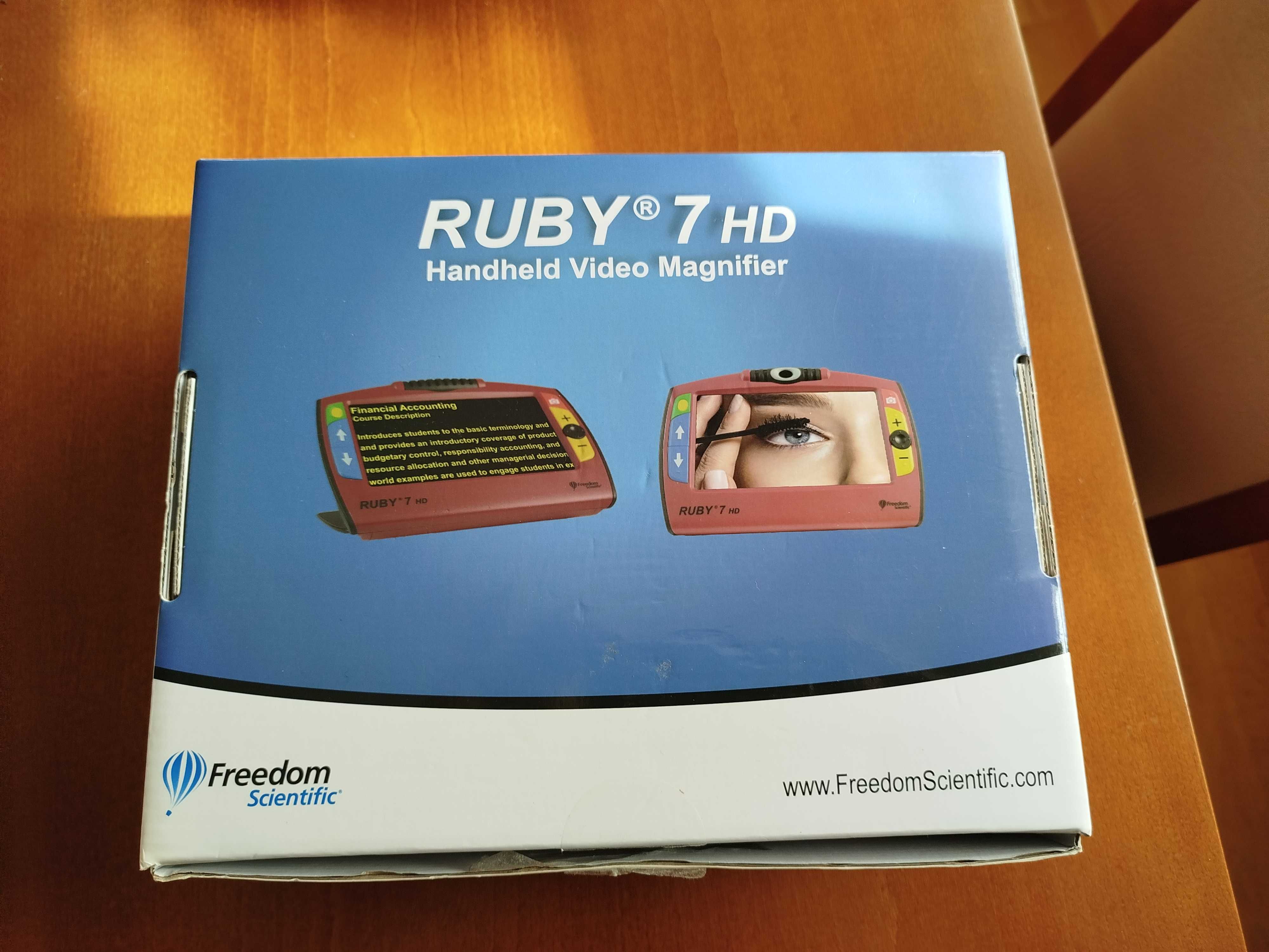 Ampliador RUBY 7HD para baixa visão