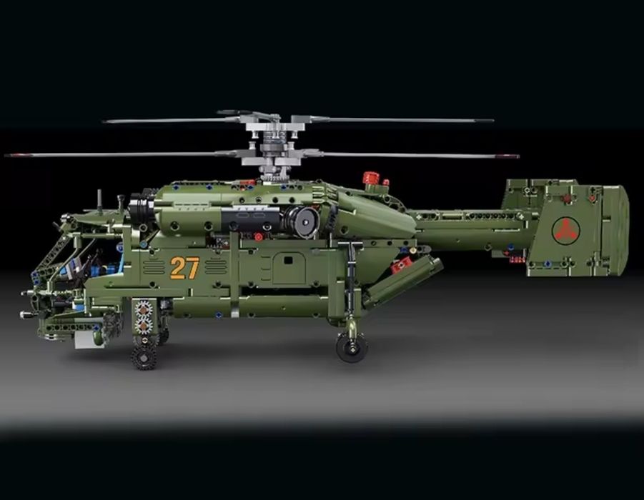 Конструктор LEGO  КА 27 большой вертолёт 1800 блоков Лего