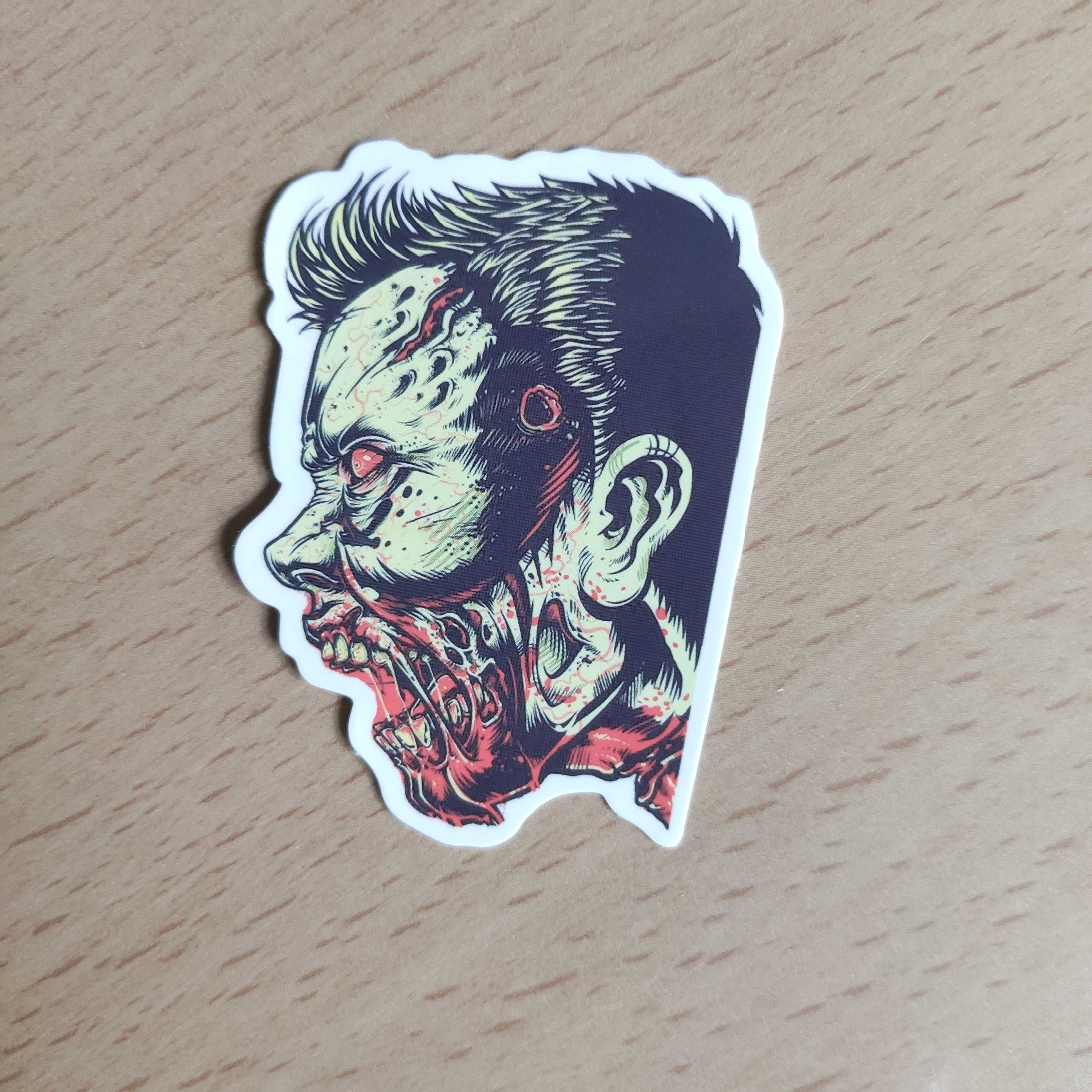 50 Autocolantes Stickers Zombie Caveiras