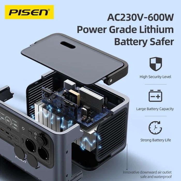 зарядна станція Pisen ecoflow 2кВТ знижка зарядная стан