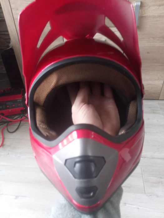 Kask moto/quad/rower.