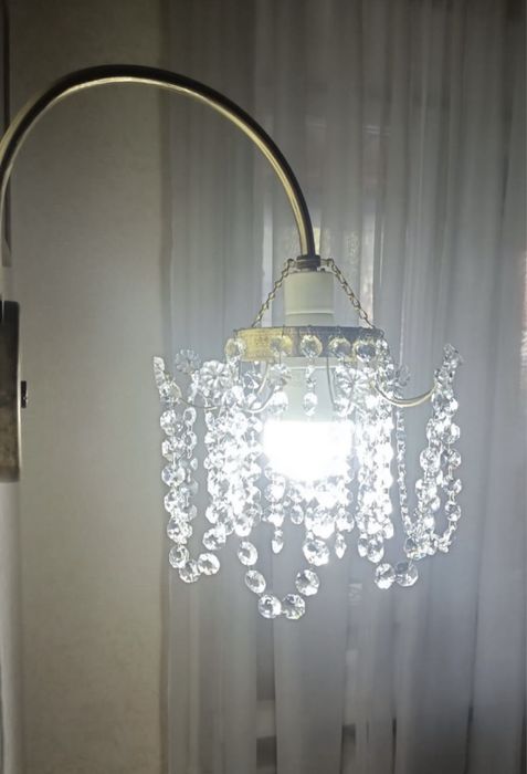 1960р. Preciosa Jablonec Чехія кришталь світильник бра настіний