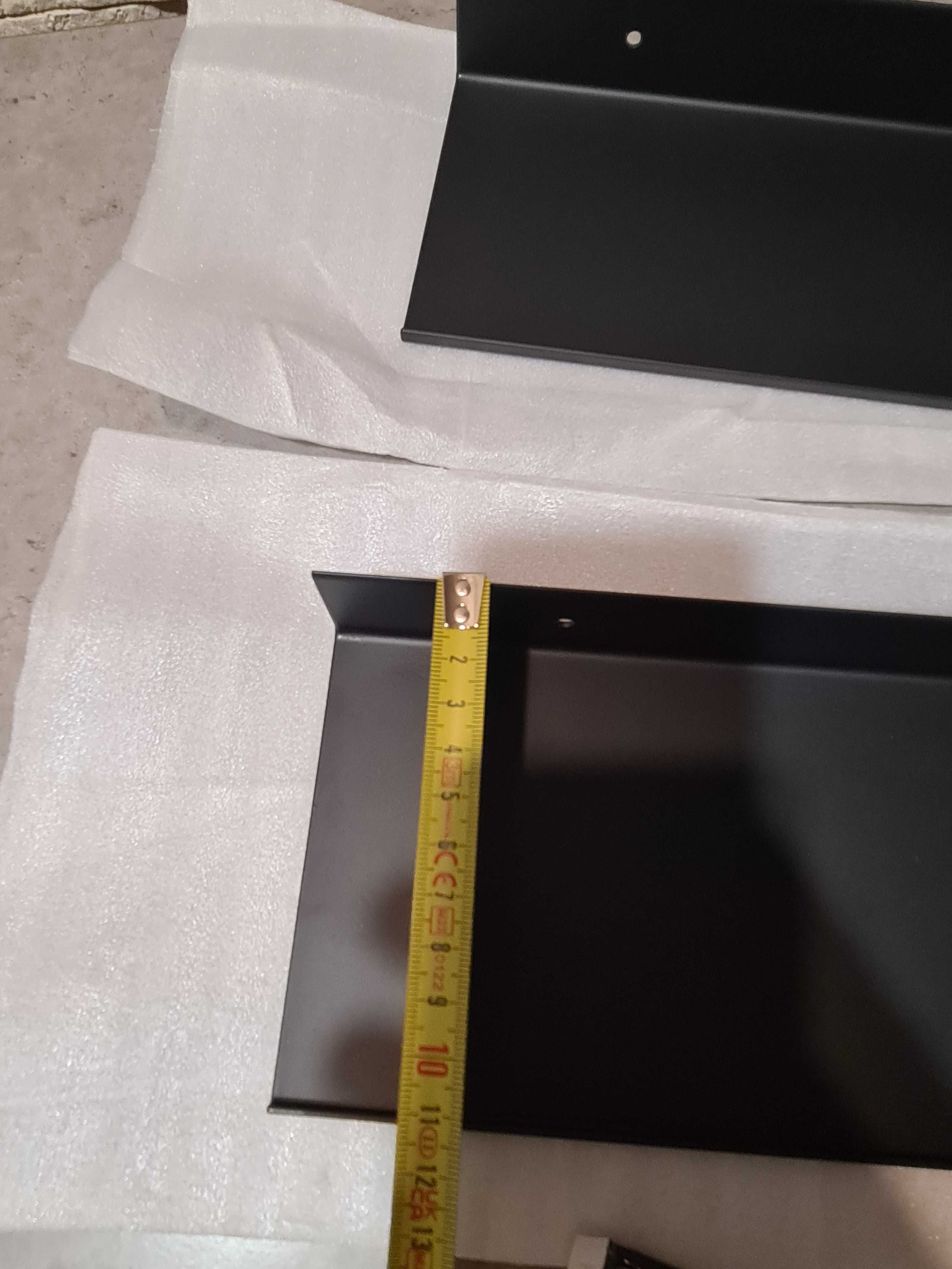 organizery aluminiowe półka ścienna do łazienki (30 cm) 2 szt