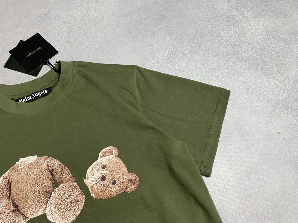 Футболка Palm Angels Bear Classic Tee Green/Brown