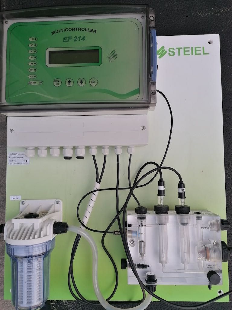 steiel automat dozujący EFka214 basen pomiar chlor/ph/redox