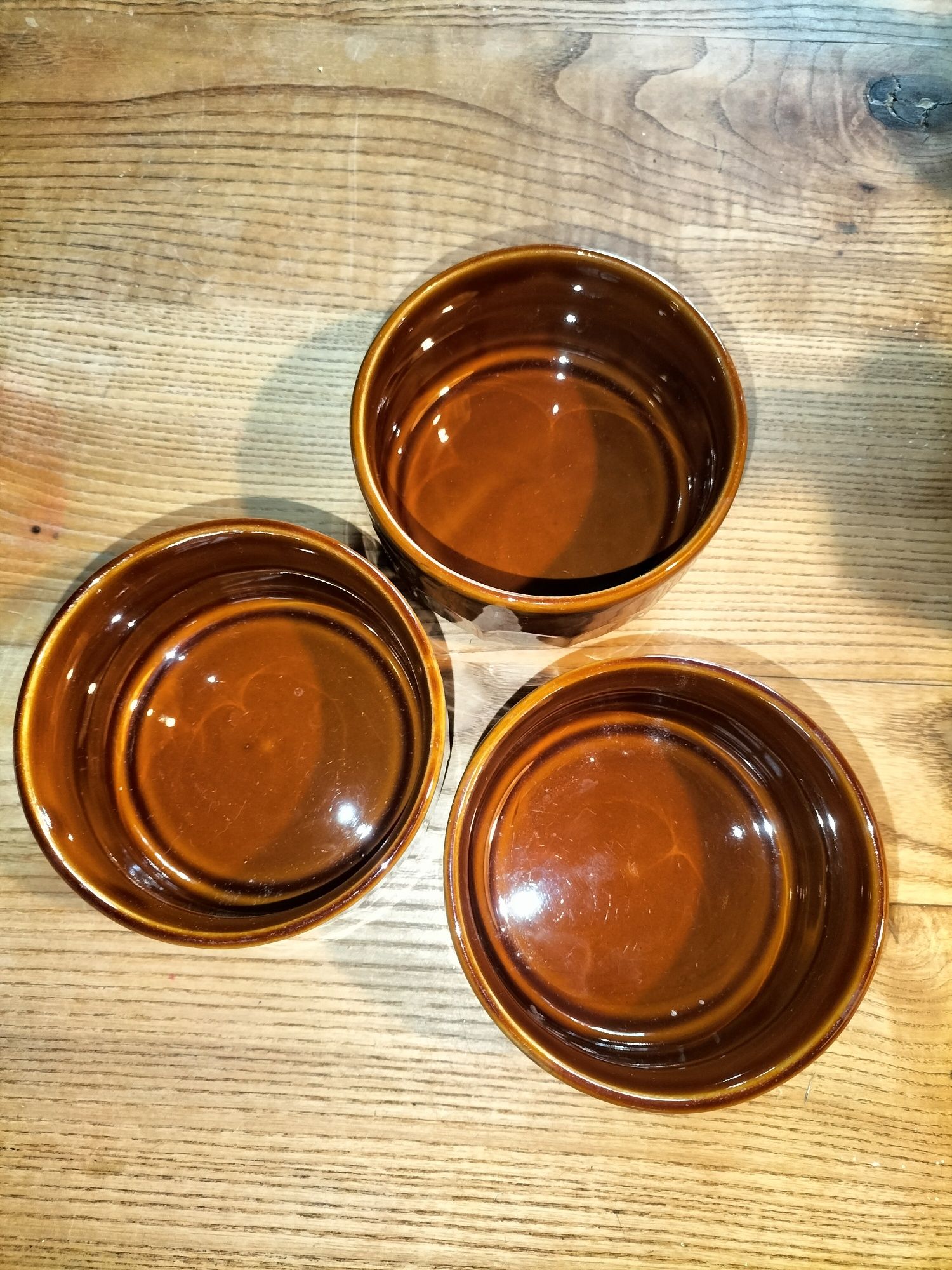 Miski,barszczówki 3 sztuki porcelit Pruszków vintage