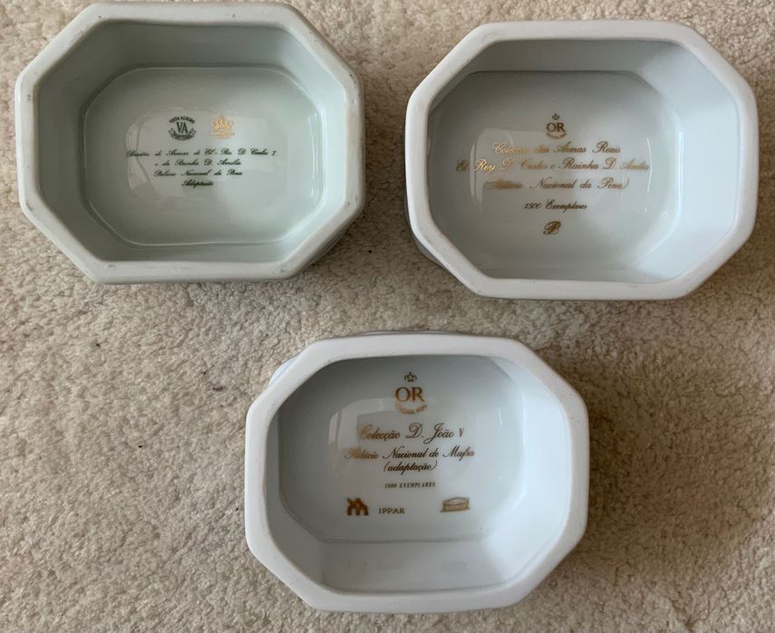 Saleiros de coleção de porcelana