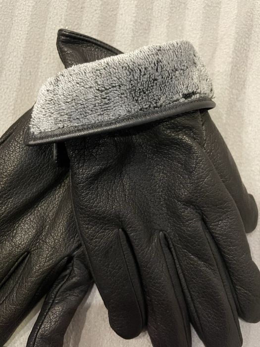Рукавиці з оленячої шкіри