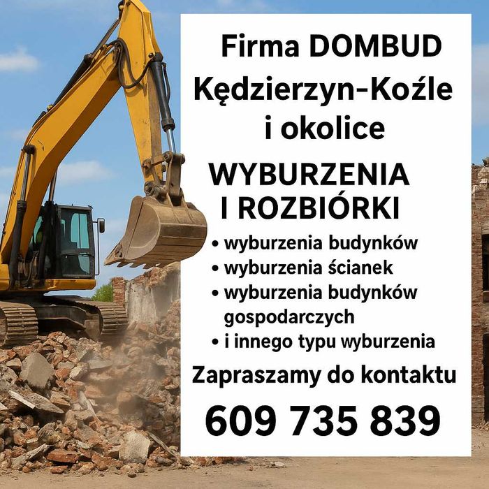 Rozbiórki i wyburzenia - Kędzierzyn-Koźle i okolice