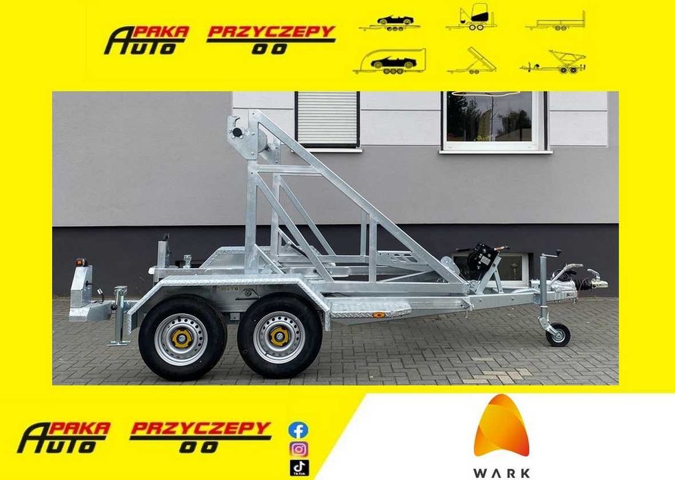 Przyczepa kablowa pod bęben kablowy DMC 2700kg