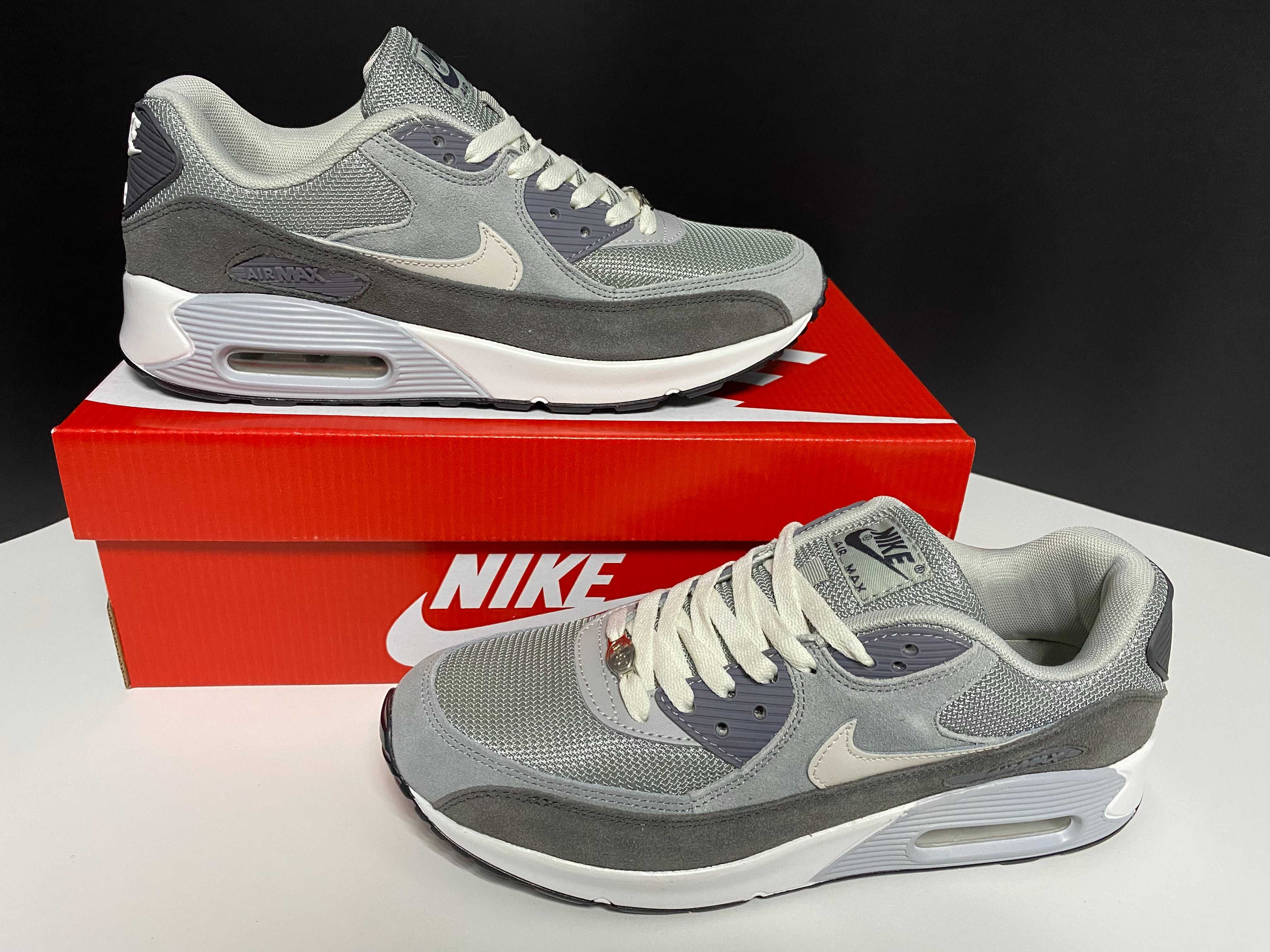 Кросівки Nike Air Max 90 grey (41-46) код 55