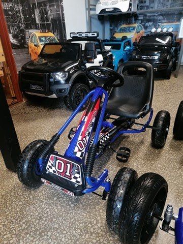 Gokart A15 niebieski , gokarty dziecięce na pedały