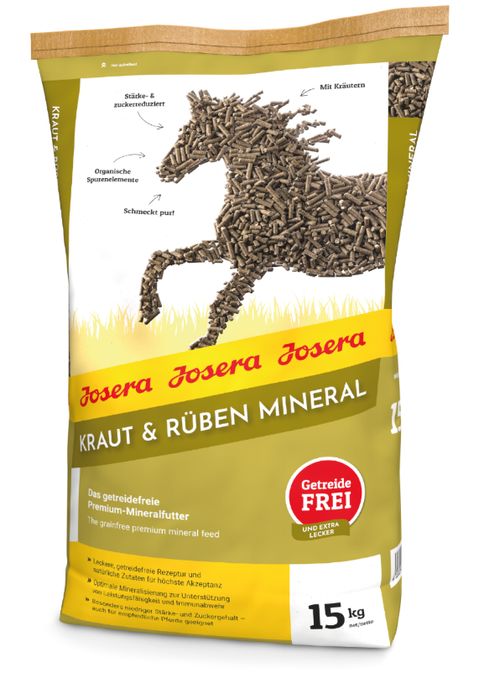 JOSERA Kraut & Rüben Mineral pasza 15kg