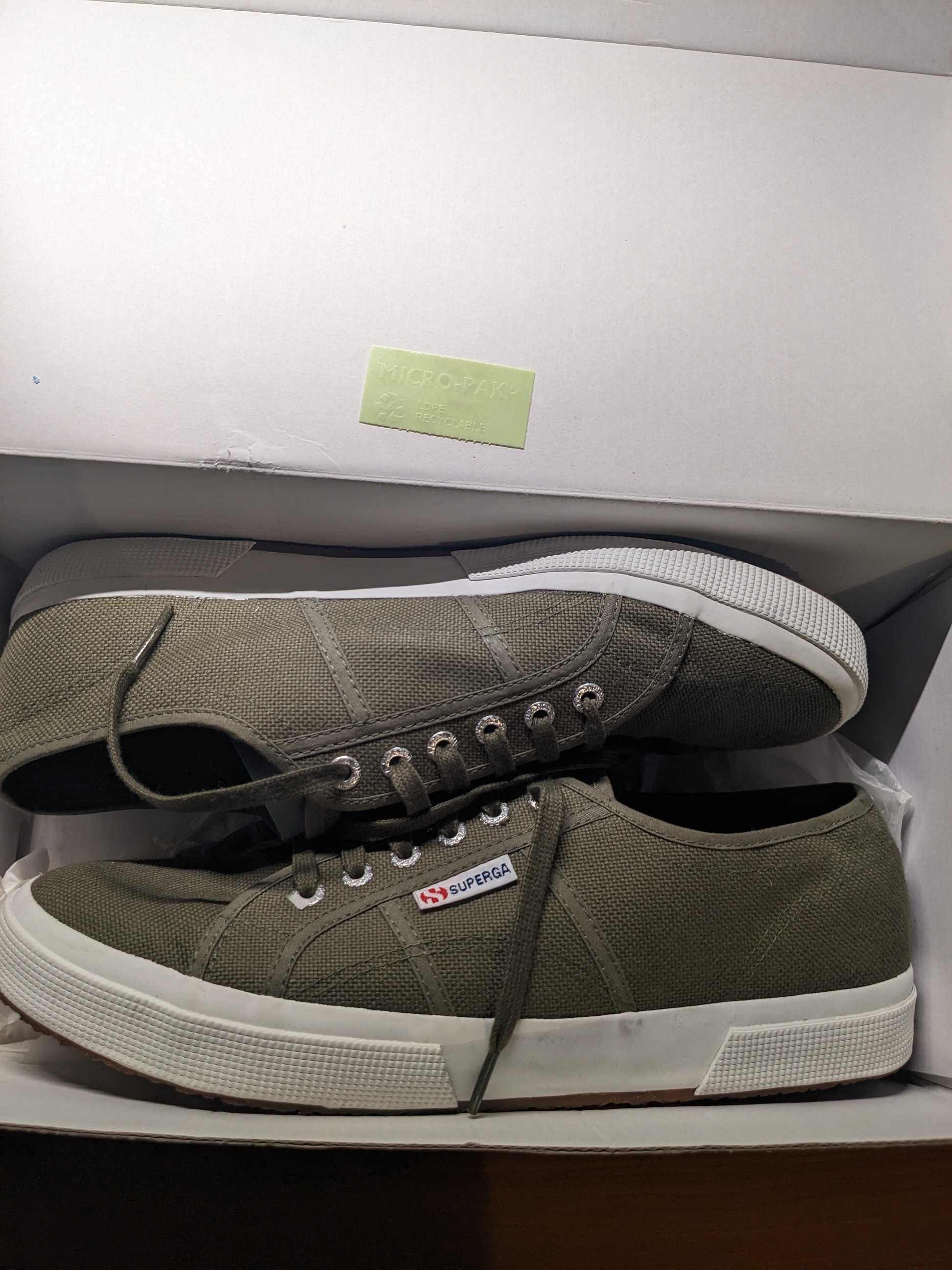 Sapatilhas ténis Superga 2750 verde escuro [44 1/2]