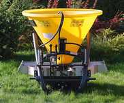 Rozsiewacz nawozów sadowniczy lej dwutalerzowy 300 L Hydraulika Langren Transport Raty