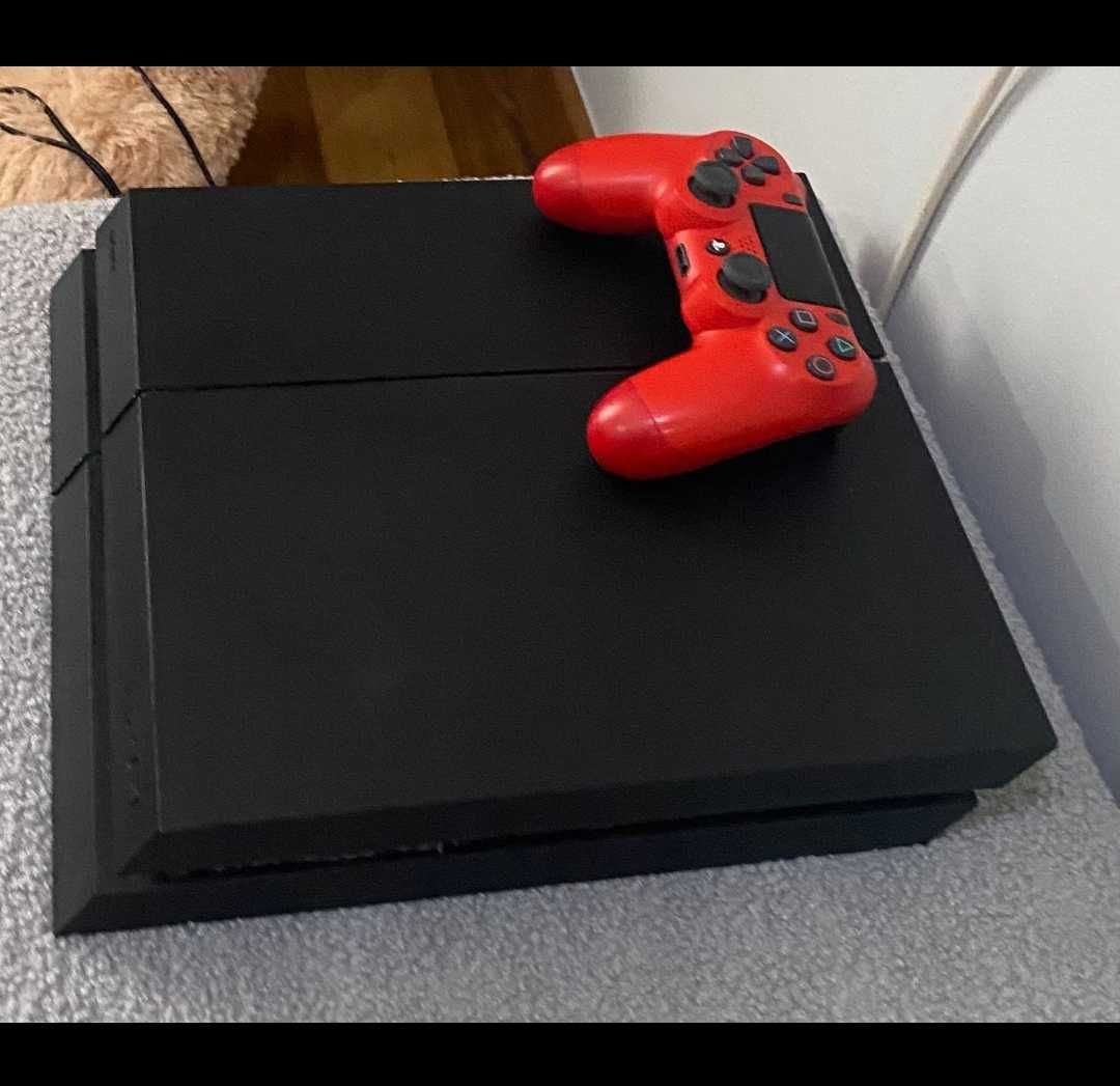PlayStation 4 impecável com volante e pedais, comando e jogos
