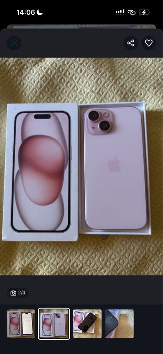 Iphone 15 rosa 128gb