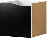 Ikea czarny wkład tablicowy kallax czarna fala tablica