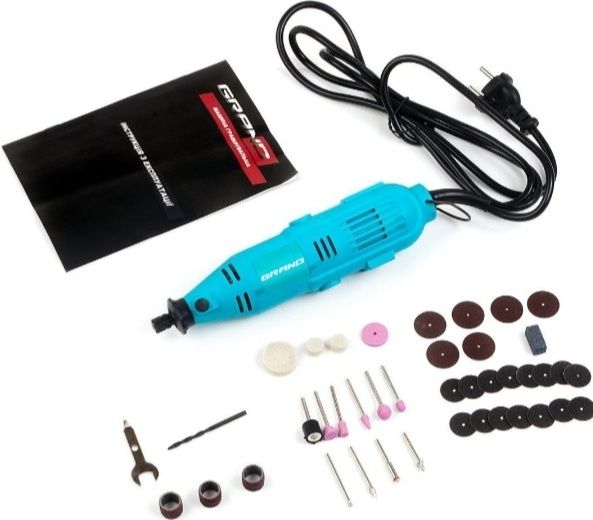 Машина граверная,Дремель,  Гравер Grand МГ-670/40 NEW,Насадки+Гарантія