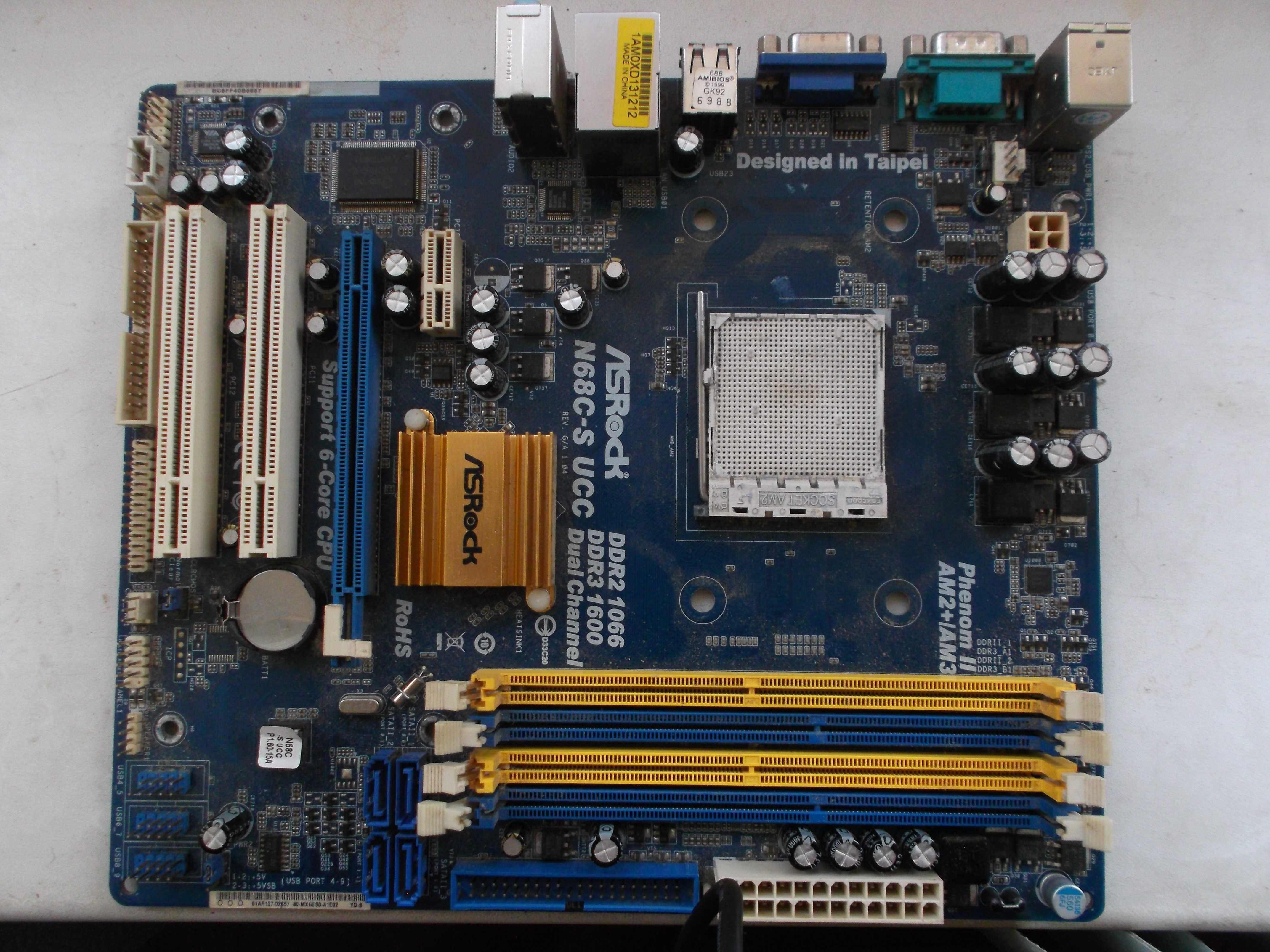 Материнская плата не рабочая ASRocK N68C-S USS