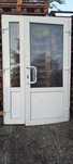 Дверь двойная Входная металопластиковая  VEKA