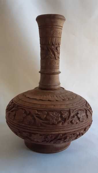 Статуэтка кувшин деревянная Африка