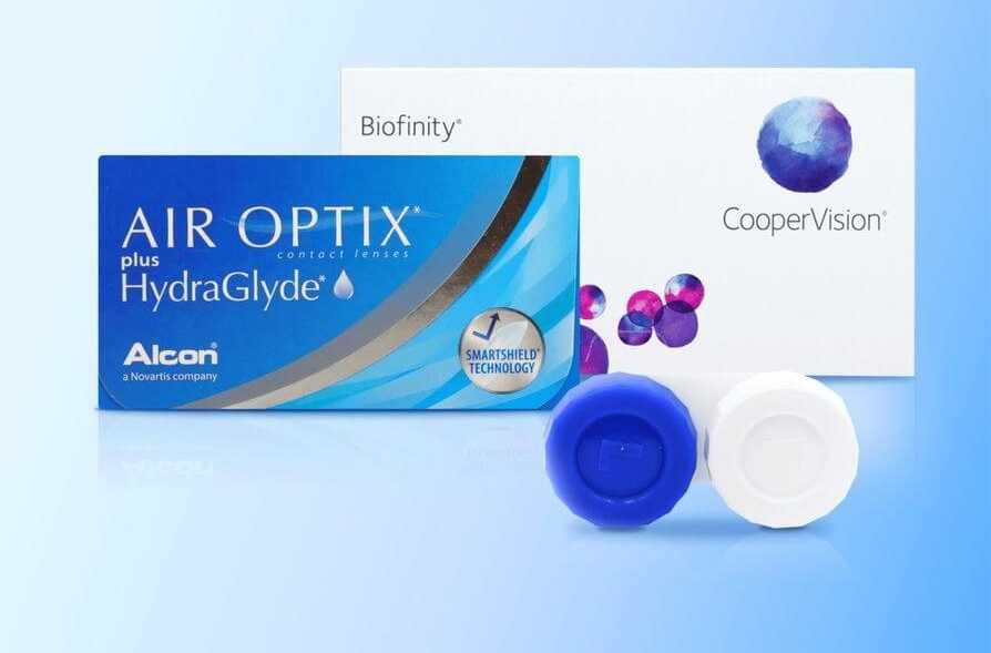 Лінзи AIR OPTIX, BIOFINITY, Acuvue Oasys, Night & Day Aqua, линзы