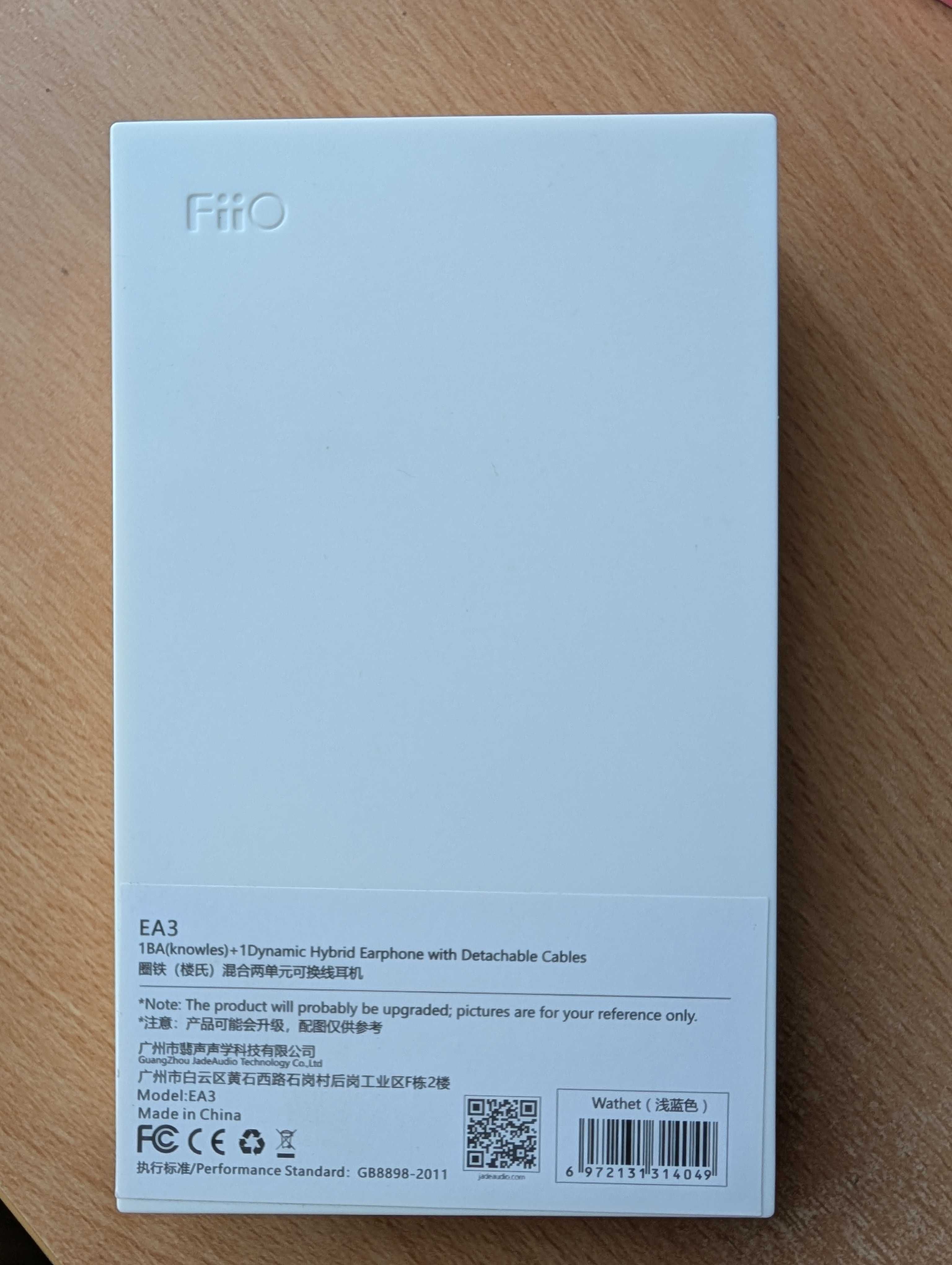 Słuchawki dokanałowe JadeAudio (FiiO) EA3