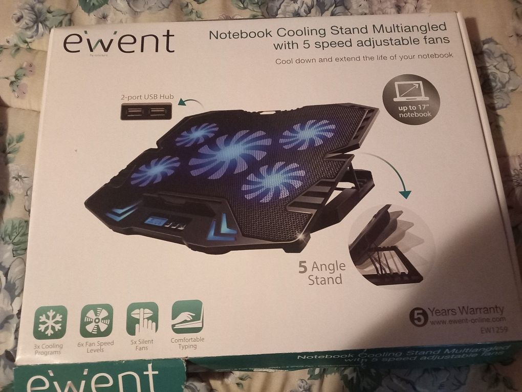 Base Ewent Notebook Cooling EW1259