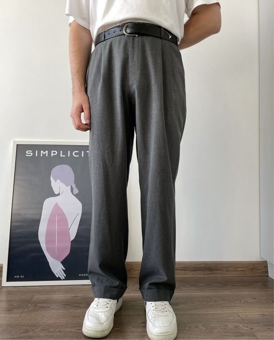 Чоловічі брюки сірі