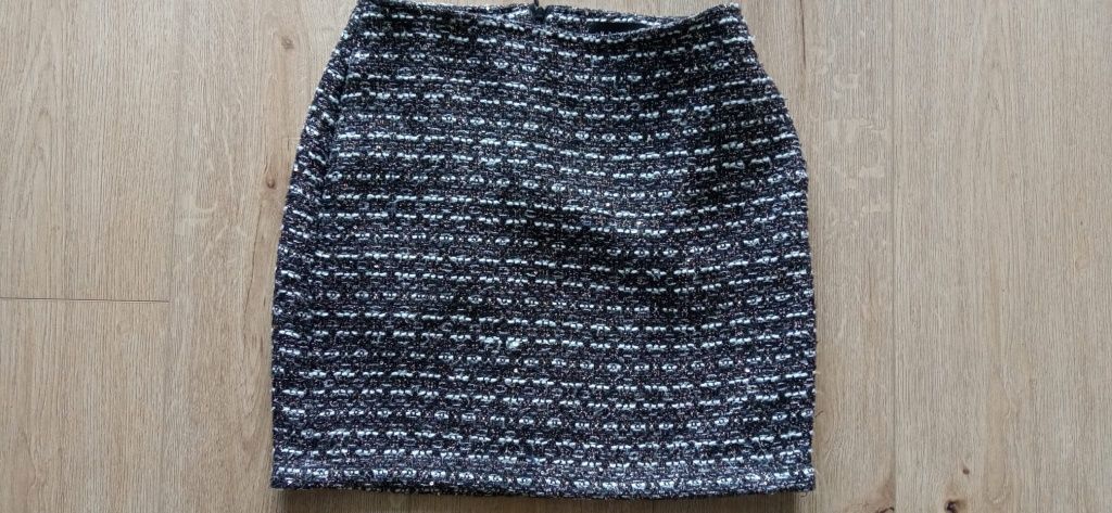 Twedowa błyszcząca mini spódnica Mohito 34 xs