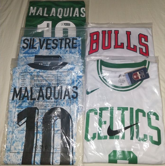 Camisolas de Futebol e Basquetebol