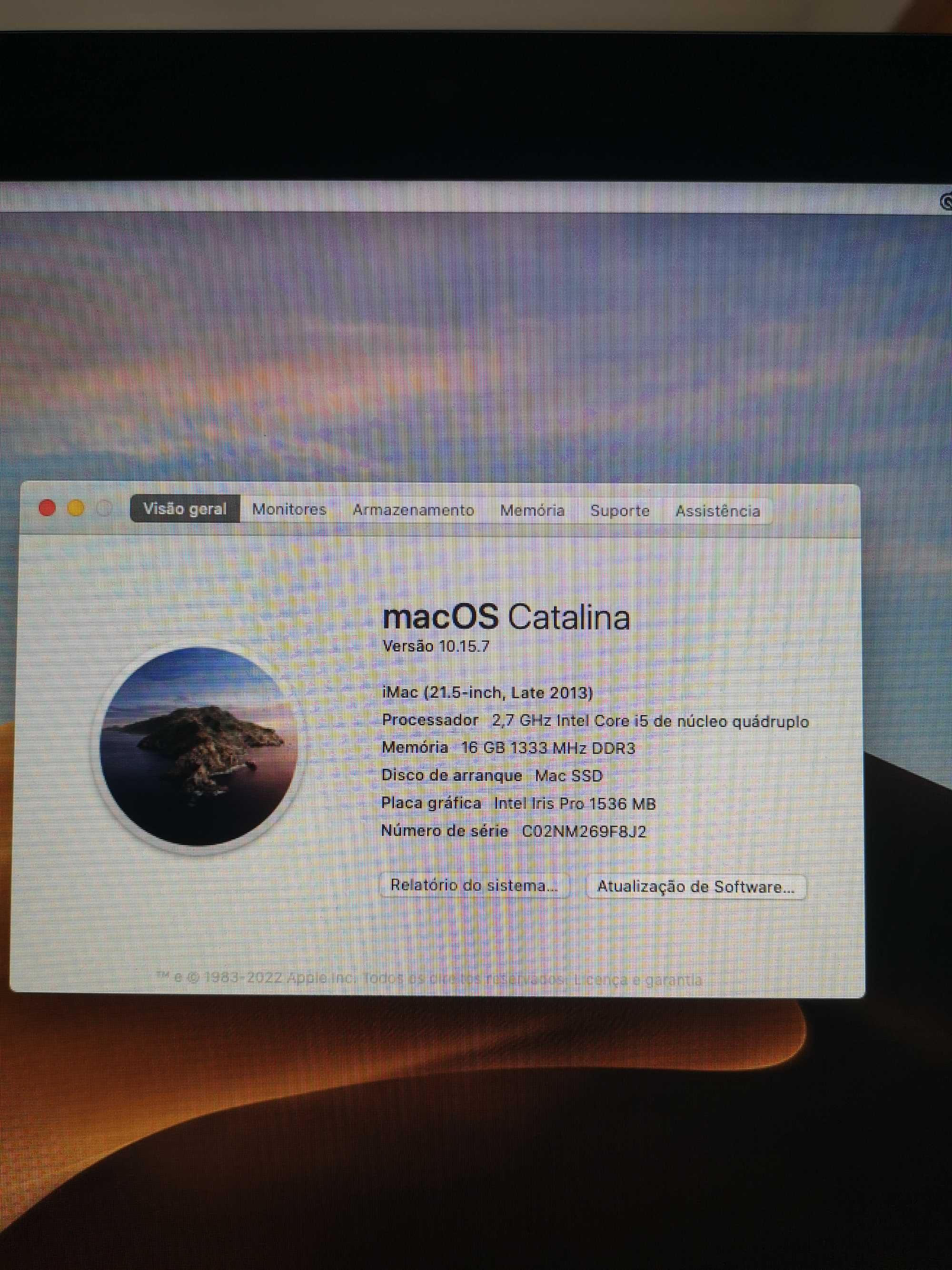 Apple iMac 21,5" ( i5 - 512GB SSD - 16GB ) 2013
