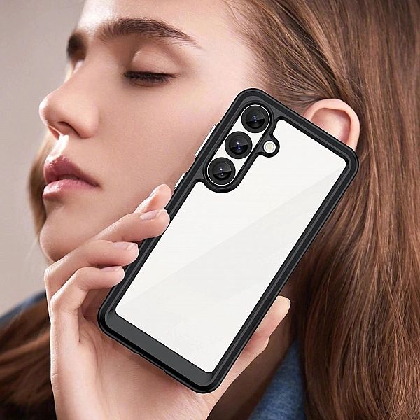 Etui silikonowe Outer Space Case z żelową ramką do Samsung Galaxy S25