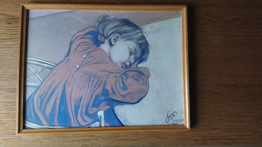 Obraz Śpiący Staś Stanisław Wyspiański 1904r