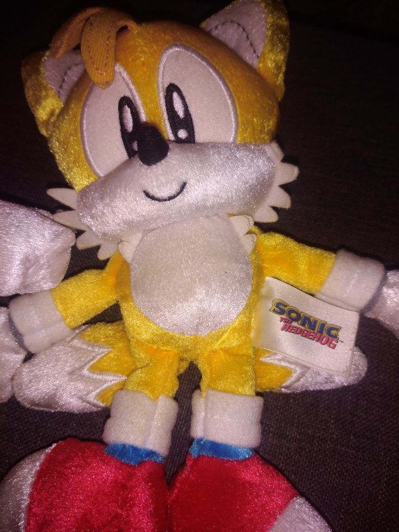 Sonic Tails Knuckles. Unikat Tomy. Plusz Metalic.Maskotki.