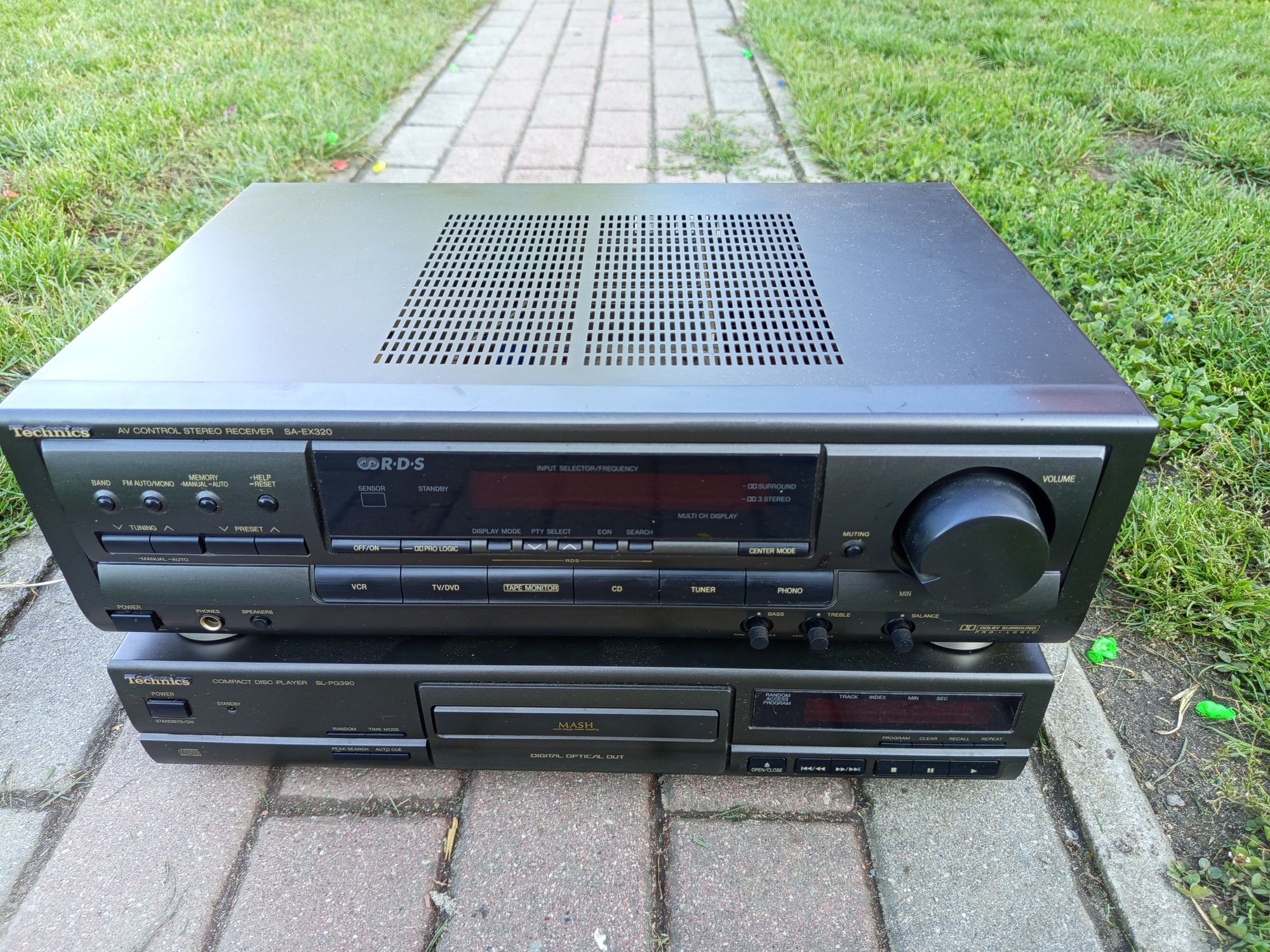 Tuner Technics sa-ex320 + dokumenty + CD gratis