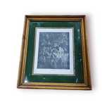 Quadro Antigo Gravura Gustave Doré – Tema Merlim (48×41 cm)