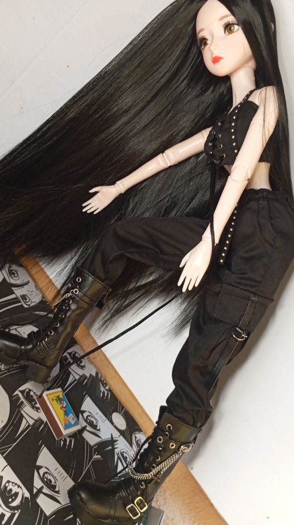 Большая 1/3 60см BJD Аниме фигурка шарнірна Лялька БЖД rock metal