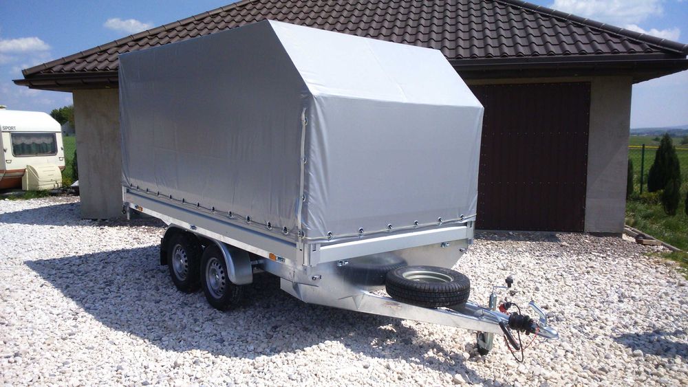 Przyczepa samochodowa SIDECAR 400x186 DMC 2000 kg - Producent