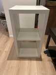 Regal kallax ikea 1x2 bialy
