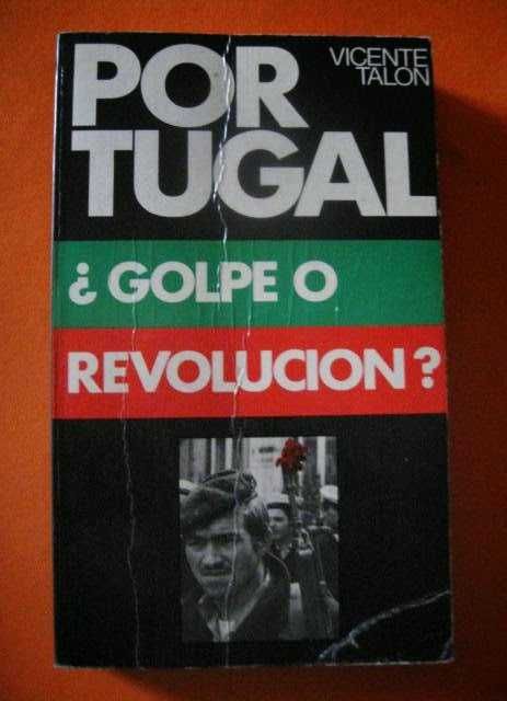 25 ABRIL 1974 - Lote 6 livros jornalistas estrangeiros - MuitoRaros