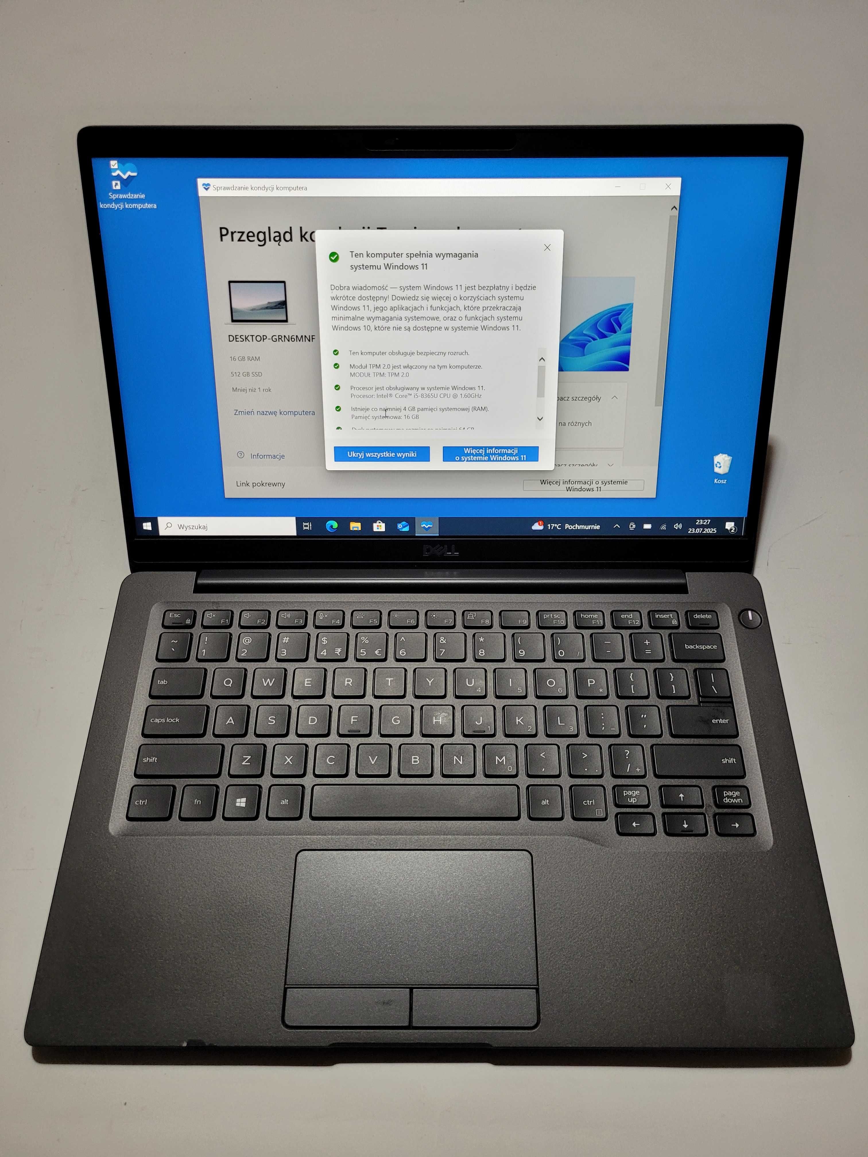 Laptop Dell Latitude 7400 i5 / 16GB / 512GB / 14 FHD DOTYK  _Gwarancja
