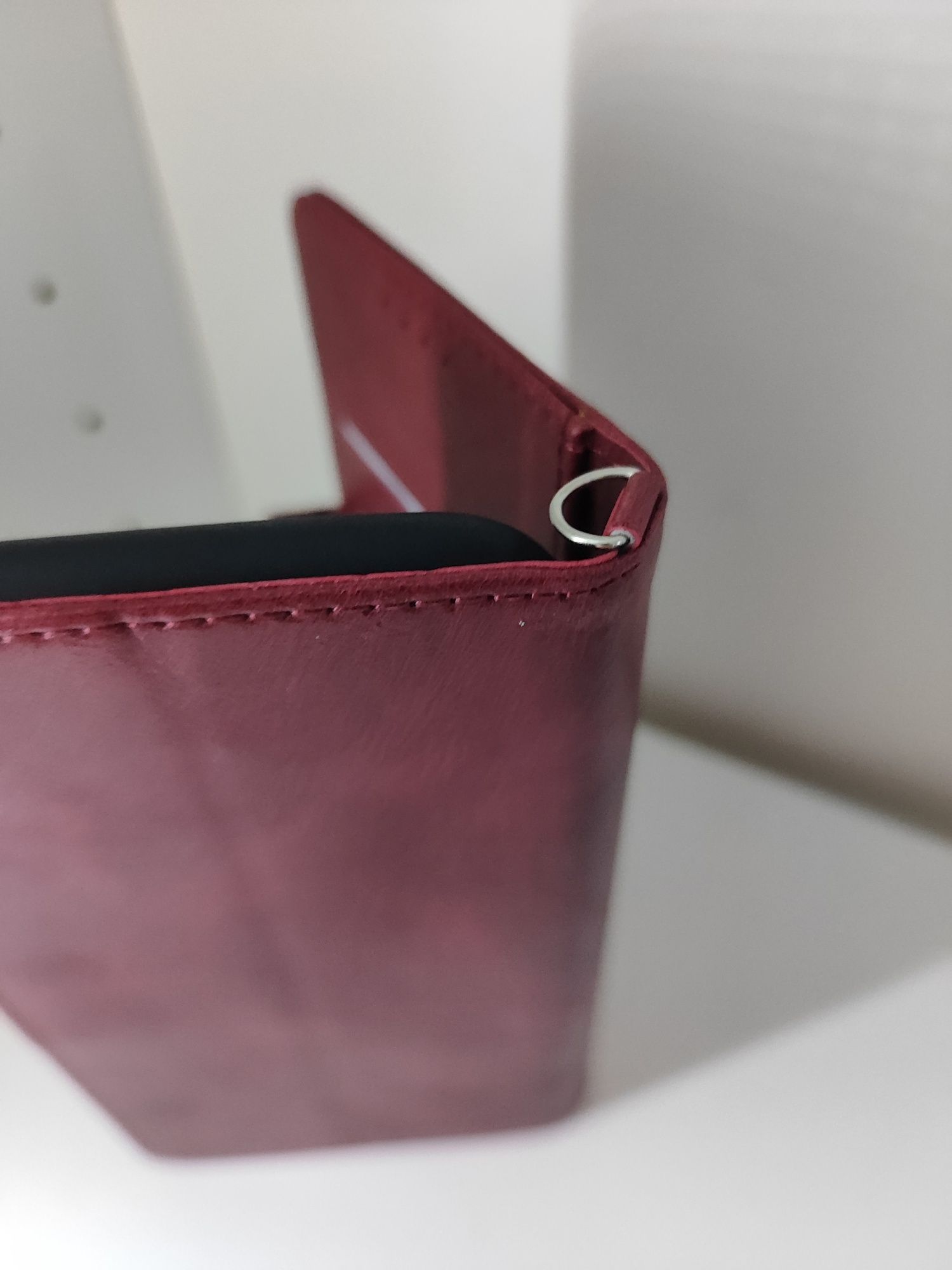 Skórzane etui na telefon typu klapka iPhone XR