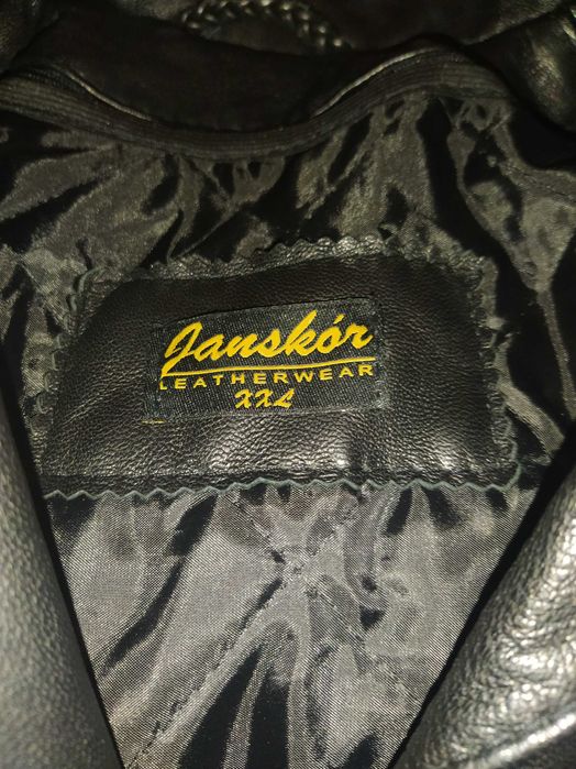 Płaszcz męski z skóry naturalnej