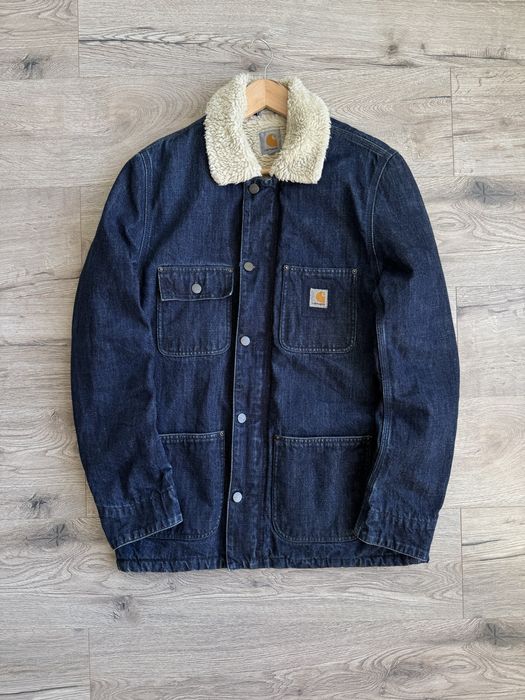 Шерпа джинсова куртка carhartt phoenix coat чоловіча М