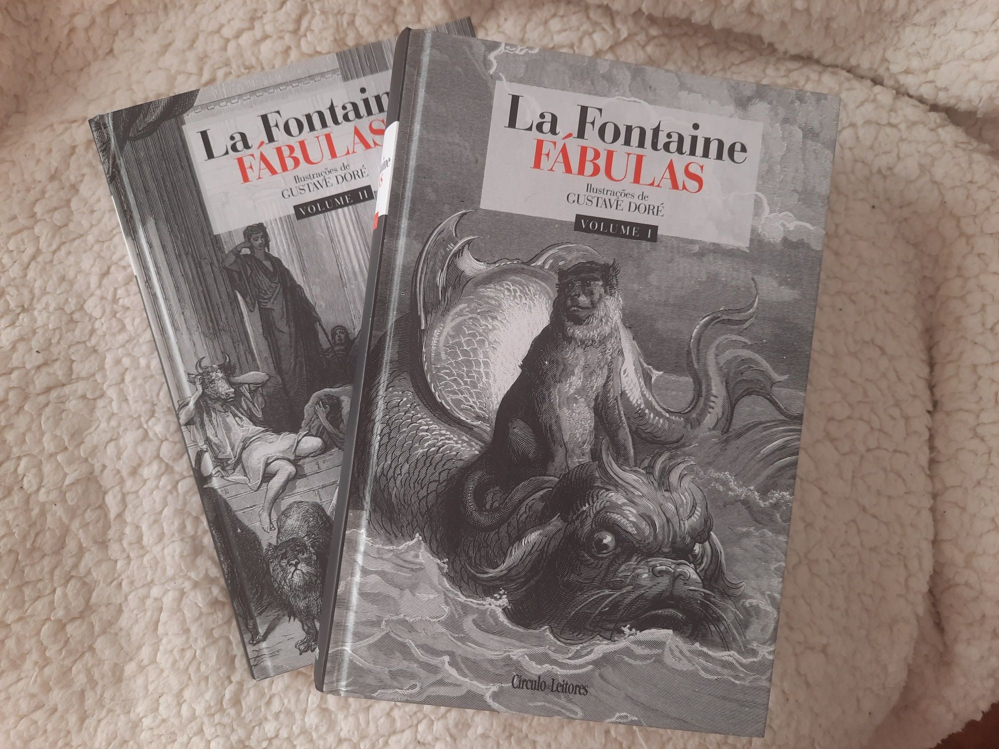 Fábulas La fontaine Volume 1 e 2 capa rija