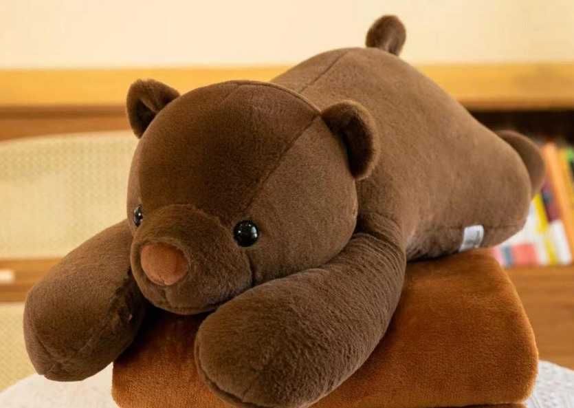 Плед мягкий детский, Игрушка подушка Мишка, Мягкая игрушка с пледом