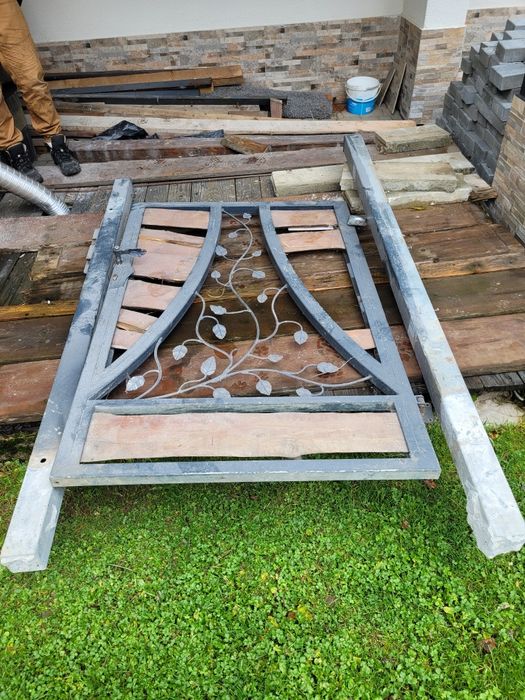 Furtka ogrodzeniowa z słupkami OCYNK