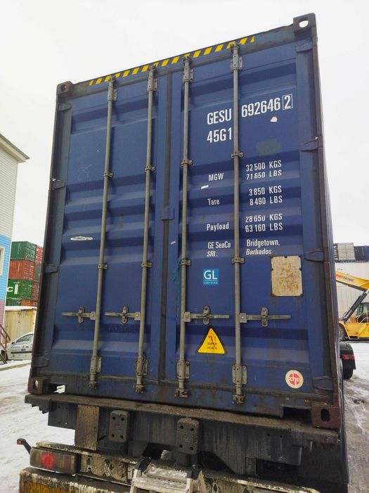 Kontener 40HC – wysokość 2,9 m, duża pojemność